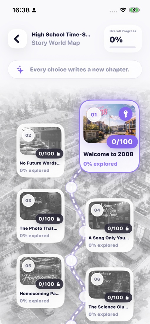 High school story map in Plotta